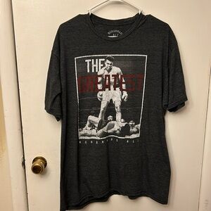Muhammad Ali Adult T-shirt Grey Size 2XL